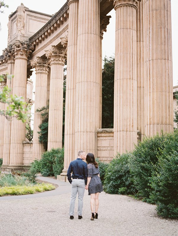 palace of fine arts engagement session